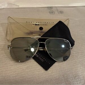 Quay Australia x Desi Perkins Mirrored Sunglasses